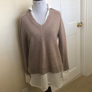 Magaschoni cashmere S sweater/shirt so comfy and soft